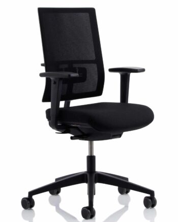 Kohl Anteo 5000 Basic kontorstol medium meshryg, sort stofsæde