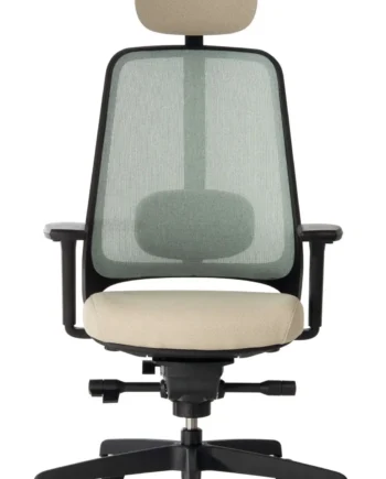 Rovo R22 mesh kontorstol, stof sæde