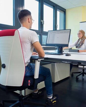 Kohl Tempeo Wave ergonomisk kontorstol Grå stel